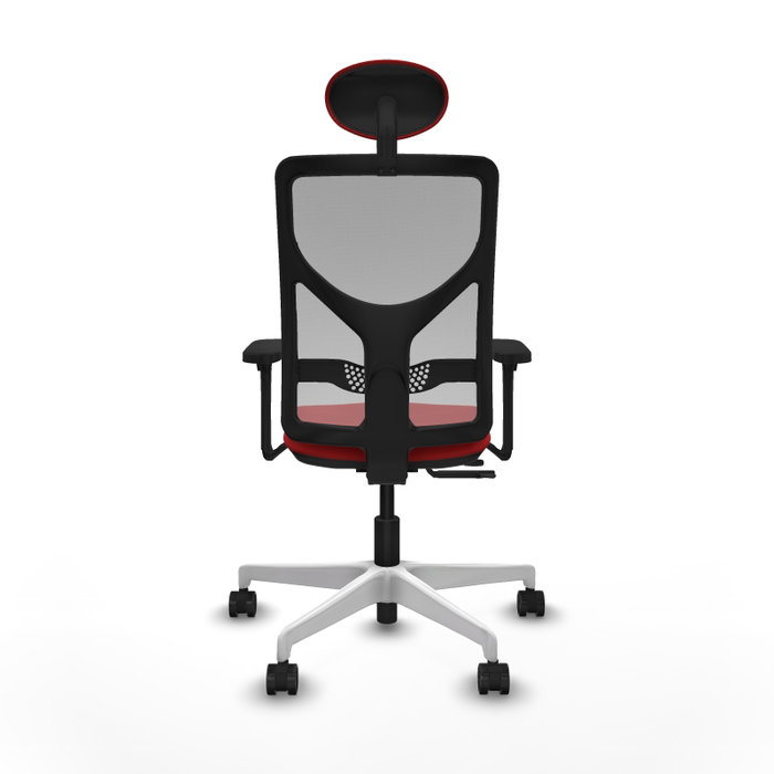 PIQUERAS Y CRESPO Silla de oficina Motilla con mecanismo Sincro/Traslack, Rojo y Gris PIQUERAS Y CRESPO Silla de oficina Motilla con mecanismo Sincro/Traslack, Rojo y Gris