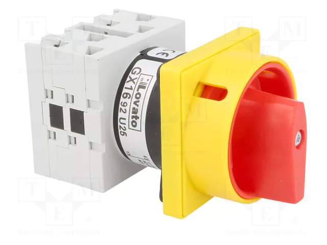 LOVATO ELECTRIC Interruptor de leva 16A 0-1 de 2 posiciones