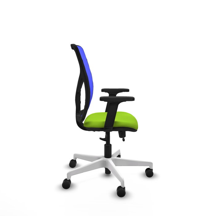 PIQUERAS Y CRESPO Silla de oficina Motilla con mecanismo Sincro/Traslack, Malla Azul y Similpiel Pistacho PIQUERAS Y CRESPO Silla de oficina Motilla con mecanismo Sincro/Traslack, Malla Azul y Similpiel Pistacho