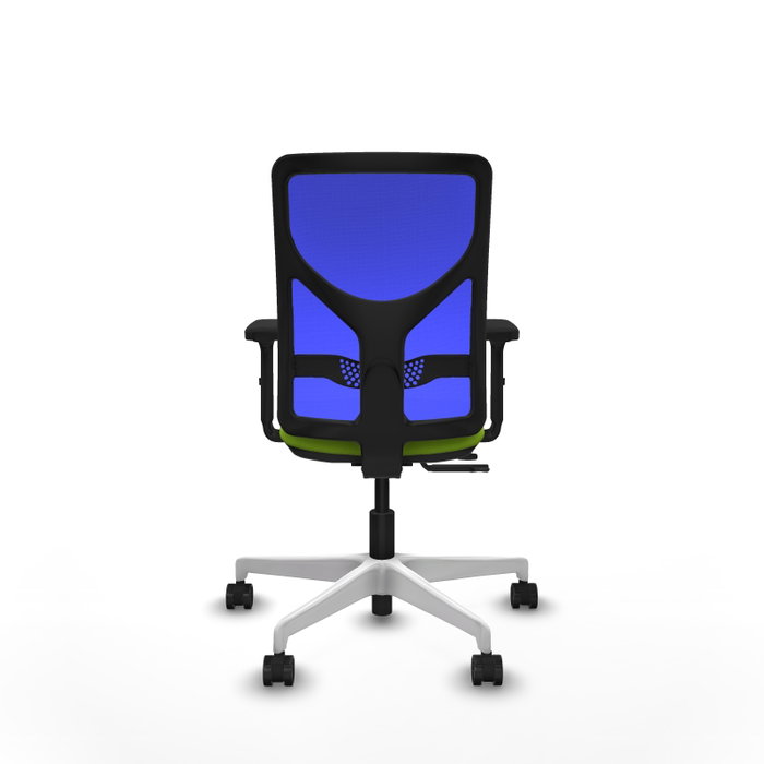 PIQUERAS Y CRESPO Silla de oficina Motilla con mecanismo Sincro/Traslack, Malla Azul y Similpiel Pistacho PIQUERAS Y CRESPO Silla de oficina Motilla con mecanismo Sincro/Traslack, Malla Azul y Similpiel Pistacho