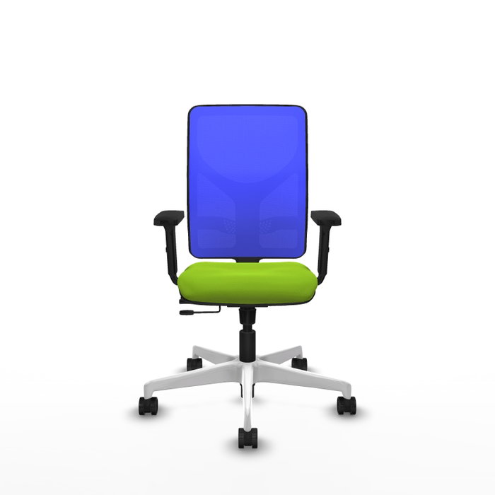 PIQUERAS Y CRESPO Silla de oficina Motilla con mecanismo Sincro/Traslack, Malla Azul y Similpiel Pistacho PIQUERAS Y CRESPO Silla de oficina Motilla con mecanismo Sincro/Traslack, Malla Azul y Similpiel Pistacho