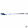 Molin Bolígrafo Basic Cristal Azul (Set de 50)