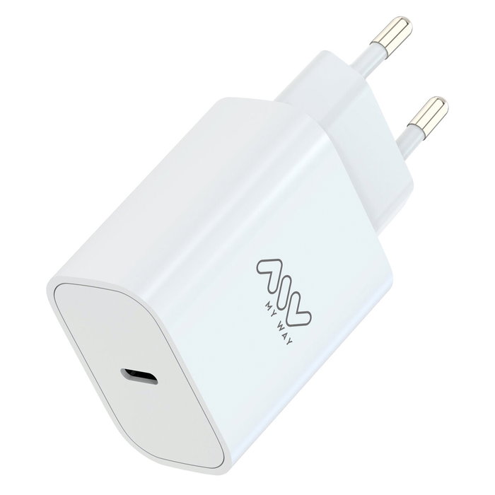 myway cargador de pared Tipo C PD 25W blanco