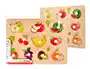 Imaginovo Puzle Infantil de Madera Frutas +18 Meses 10 Piezas 30x22.5x1.5cm