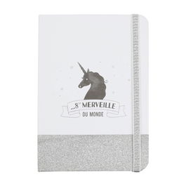 Home Deco Factory Libreta Dina5 Unicornio Brilli Licorne 14,85x21 cm