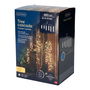 Lumineo Cortina Cascada para Árbol 480 LEDs Oro Suave Multifunción Exterior IP44 2m 12m