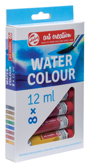 Talens Art Creation Set de Acuarelas de 8 Tubos de 12 ml
