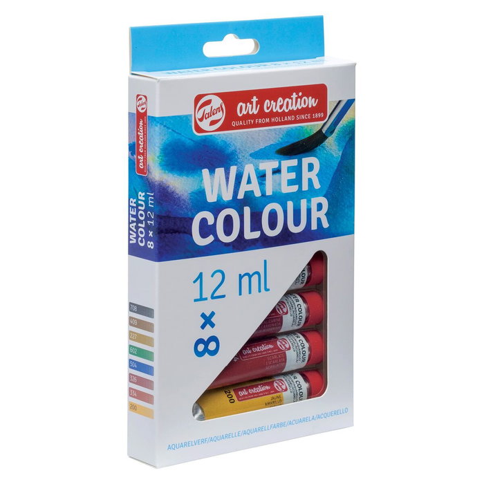 Talens Art Creation Set de Acuarelas de 8 Tubos de 12 ml