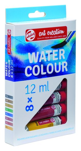 Talens Art Creation Set de Acuarelas de 8 Tubos de 12 ml Talens Art Creation Set de Acuarelas de 8 Tubos de 12 ml
