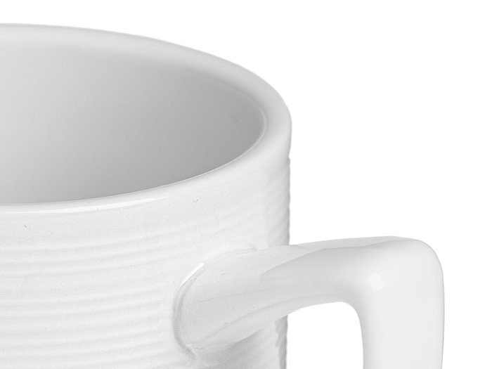 Taza Porcelana Vessia 320 ml Blanca 11.3x9.5x8 cm (Set de 36) Taza Porcelana Vessia 320 ml Blanca 11.3x9.5x8 cm (Set de 36)