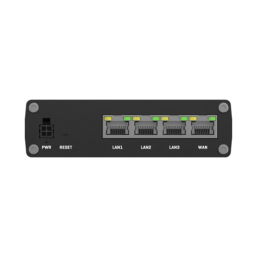 Teltonika RUTM08 Router Ethernet con Ranura SIM, 4 Puertos Gigabit LAN, 1 WAN, USB 2.0, Negro
