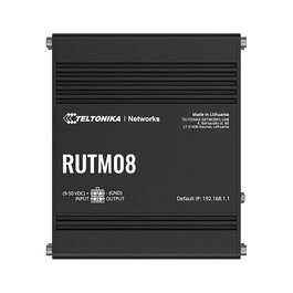 Teltonika RUTM08 Router Ethernet con Ranura SIM, 4 Puertos Gigabit LAN, 1 WAN, USB 2.0, Negro