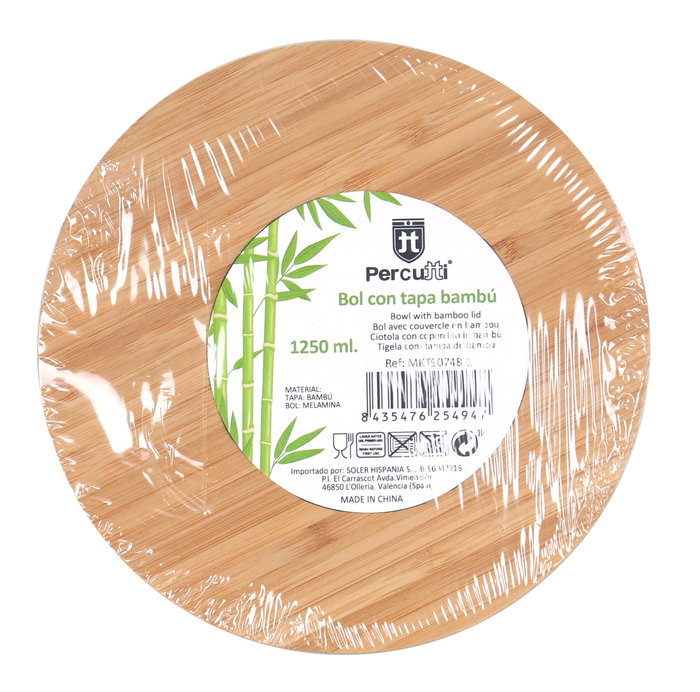 Inde Cuenco Bambú Legno Percutti 19cm