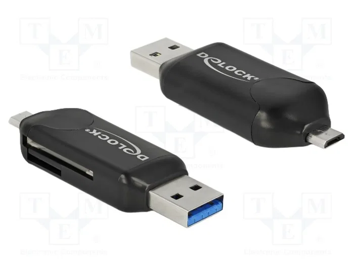 DeLOCK 91734 Lector de tarjetas Micro USB OTG / USB 5 Gbps Typ-A DeLOCK 91734 Lector de tarjetas Micro USB OTG / USB 5 Gbps Typ-A