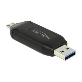 DeLOCK 91734 Lector de tarjetas Micro USB OTG / USB 5 Gbps Typ-A