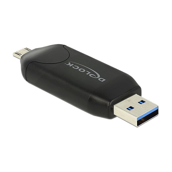 DeLOCK 91734 Lector de tarjetas Micro USB OTG / USB 5 Gbps Typ-A DeLOCK 91734 Lector de tarjetas Micro USB OTG / USB 5 Gbps Typ-A