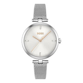 Boss 1502653 Reloj Analógico para Mujer Gris