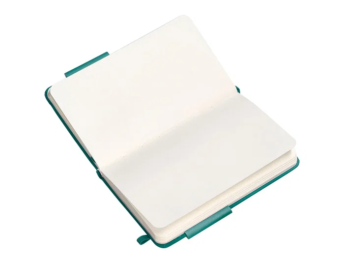 Antartik Cuaderno A6 Tapa Dura Hojas Lisas Verde Aguamarina 100 Hojas 80gr FSC