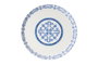 Hermia N25003 Vajilla de Porcelana 27 Piezas Azul y Blanco Apta para Lavavajillas y Microondas Elegante Duradera