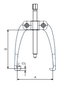 Forza Extractor Autocentrante Ligero de 2 Patas 116x122 mm