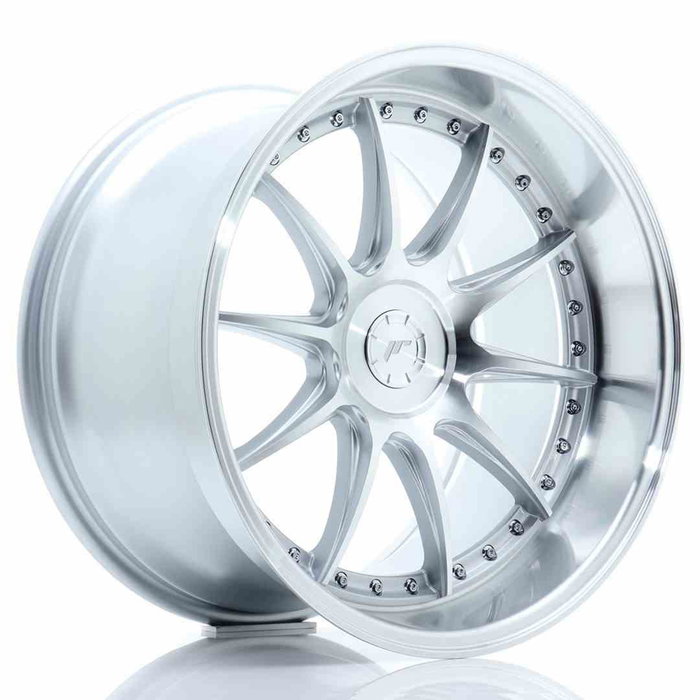 Japan Racing JR41 19x11 ET12-25 5H BLANK Silver Machined Face Japan Racing JR41 19x11 ET12-25 5H BLANK Silver Machined Face