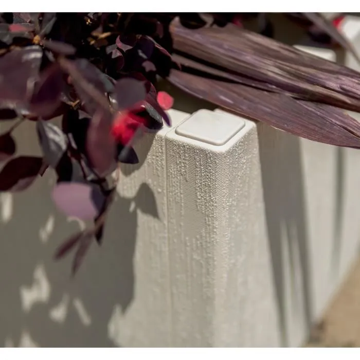 Stefanplast STE8003507687035 Jardinera Taupe Cuadrada 38 L