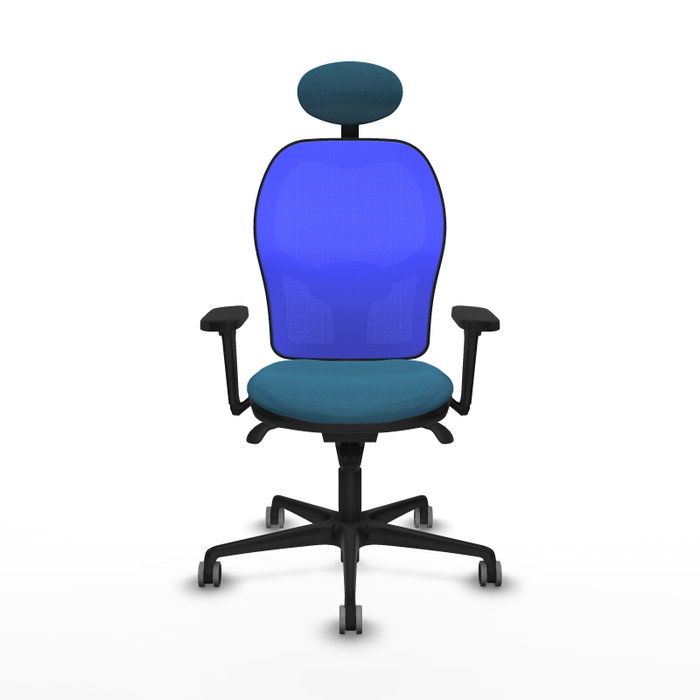 PIQUERAS Y CRESPO Silla de oficina Jorquera con mecanismo Sincro, brazos 3D y cabecero fijo PIQUERAS Y CRESPO Silla de oficina Jorquera con mecanismo Sincro, brazos 3D y cabecero fijo