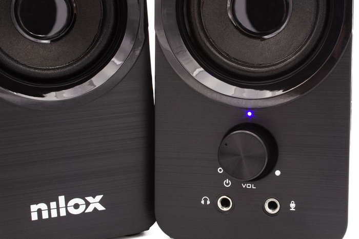 Nilox Altavoces 6W USB Negro NXAPC02