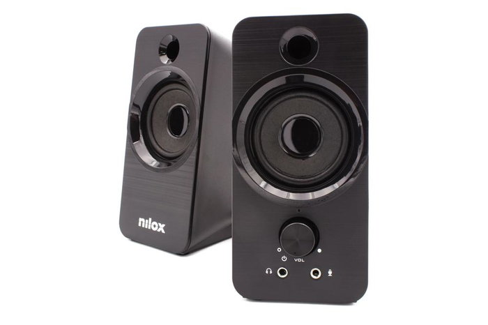Nilox Altavoces 6W USB Negro NXAPC02