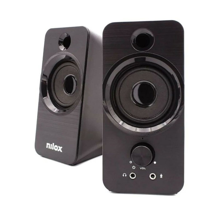 Nilox Altavoces 6W USB Negro NXAPC02