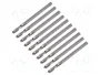 RECA Broca para metal de 2,5 mm x 43 mm HSS-Co