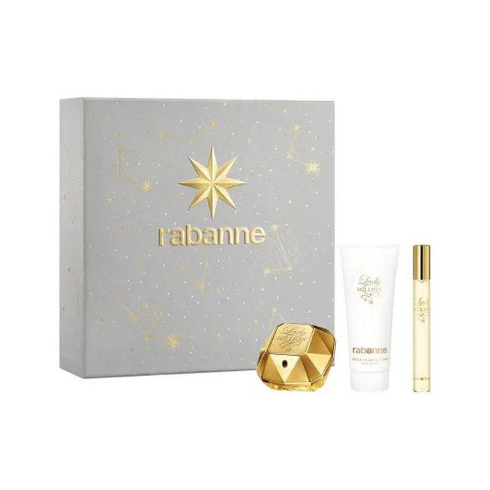 Paco rabanne Lady Million Eau Parfum 50ml + Leche Corporal 75ml + Eau Parfum 10ml Set Regalo Paco rabanne Lady Million Eau Parfum 50ml + Leche Corporal 75ml + Eau Parfum 10ml Set Regalo