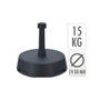 Base para Parasol 15 kg Antracita Ø19 - 38 mm