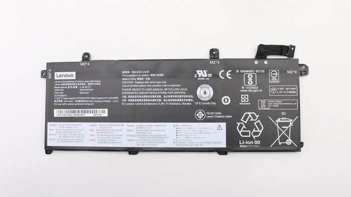Lenovo Batería interna de iones de litio para ThinkPad, 50Wh, 11.55V Lenovo Batería interna de iones de litio para ThinkPad, 50Wh, 11.55V