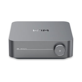 WiiM Amp Pro Amplificador de streaming multiroom, Gris oscuro