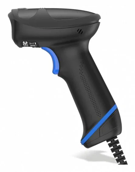 Newland HR33 Marlin Lector de Códigos de Barras Portátil 1D/2D CMOS Negro, Escanea QR, PDF417, Aztec, con OCR para Pasaporte y DNI China, USB, IP52