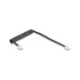 DeLOCK 90201 Cable telefónico en espiral RJ11 a RJ11 de 1 m, negro
