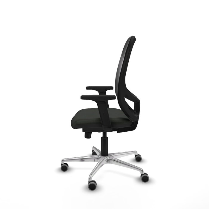 PIQUERAS Y CRESPO Silla de oficina Cilanco con mecanismo Sincro, Negro
