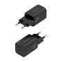 Aisens Cargador GaN 65W con 2xUSB-C A110-1030 Negro