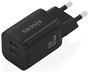 Aisens Cargador GaN 65W con 2xUSB-C A110-1030 Negro