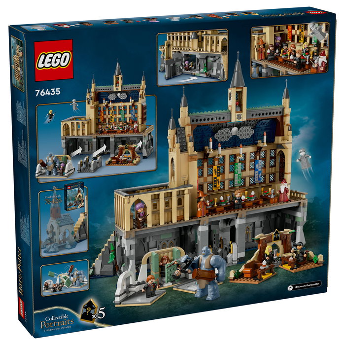 LEGO 76435 Harry Potter Schloss Hogwarts: Die Große Halle Set de Construcción 1732 Piezas