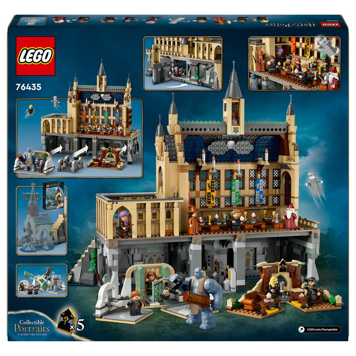 LEGO 76435 Harry Potter Schloss Hogwarts: Die Große Halle Set de Construcción 1732 Piezas