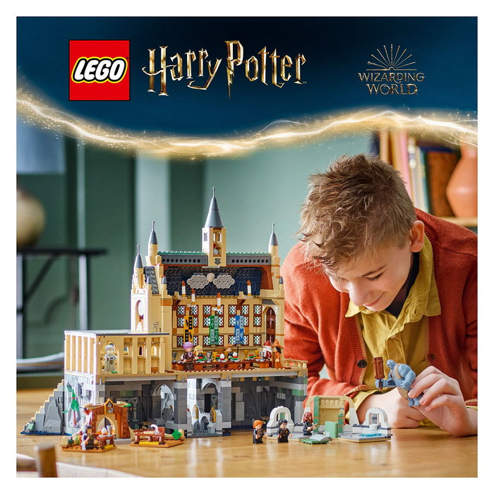 LEGO 76435 Harry Potter Schloss Hogwarts: Die Große Halle Set de Construcción 1732 Piezas