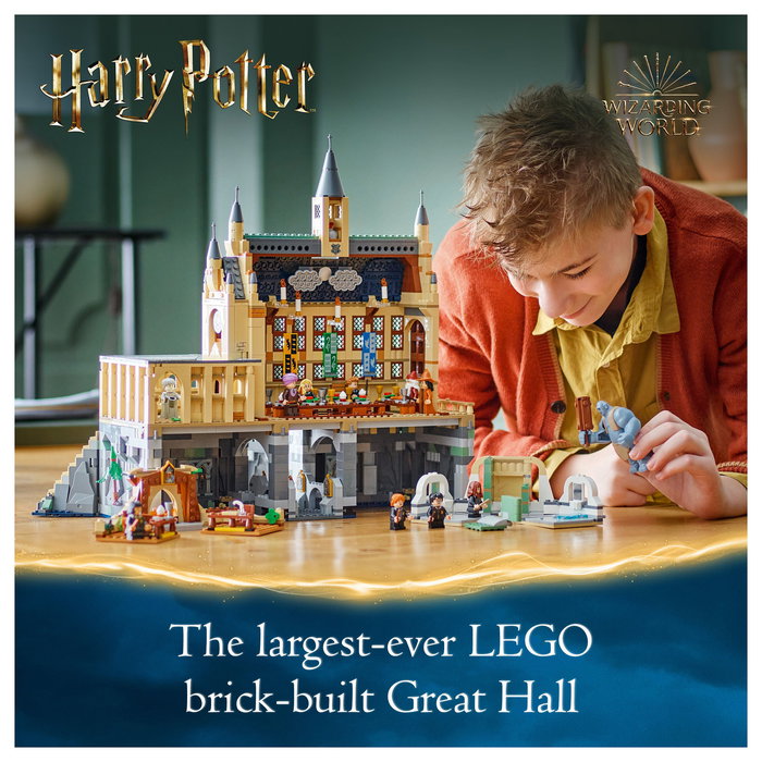 LEGO 76435 Harry Potter Schloss Hogwarts: Die Große Halle Set de Construcción 1732 Piezas