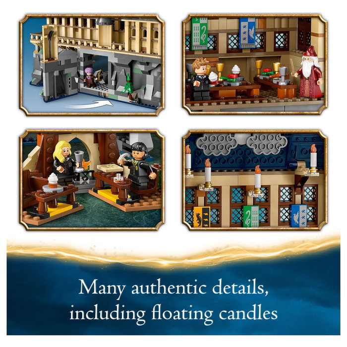 LEGO 76435 Harry Potter Schloss Hogwarts: Die Große Halle Set de Construcción 1732 Piezas