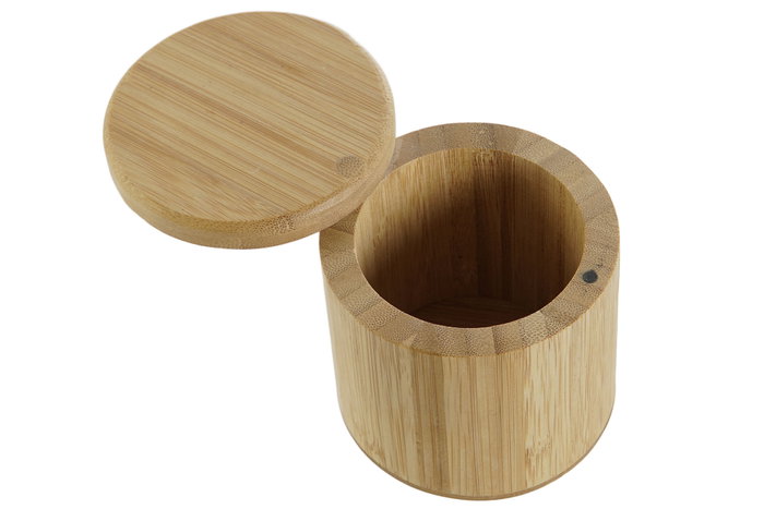 DKD Home Decor Salero de Bambú Natural
