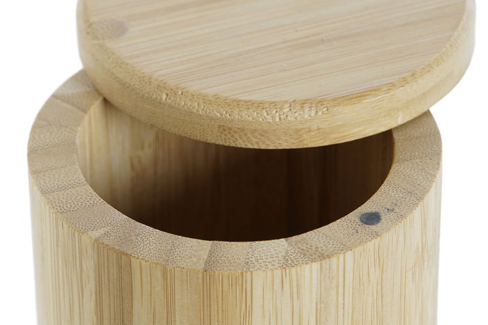 DKD Home Decor Salero de Bambú Natural