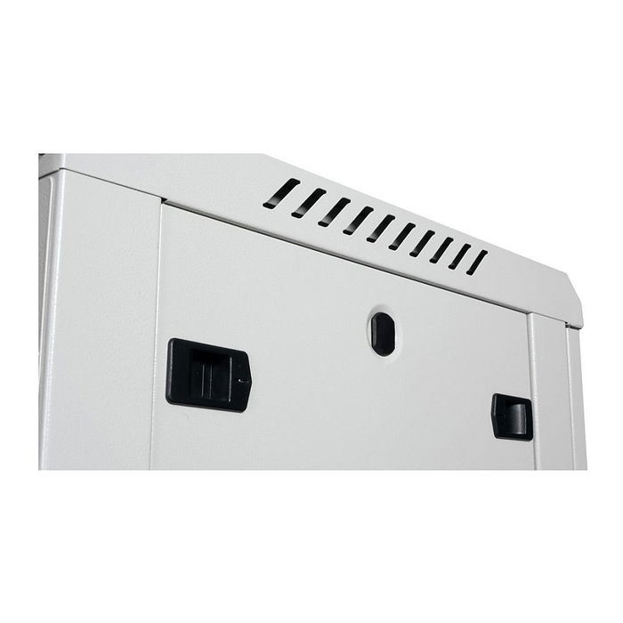 ROLINE 26.21.0126 Bastidor de Pared 19 Pulgadas 15HE 600x450 mm Gris, Vidrio, 80 kg Capacidad, IP20