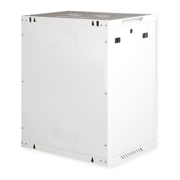 ROLINE 26.21.0126 Bastidor de Pared 19 Pulgadas 15HE 600x450 mm Gris, Vidrio, 80 kg Capacidad, IP20