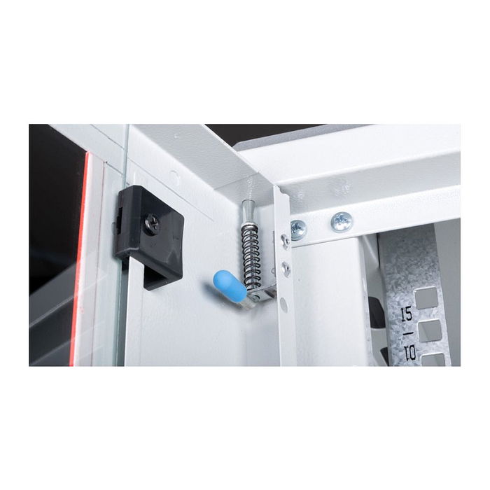 ROLINE 26.21.0126 Bastidor de Pared 19 Pulgadas 15HE 600x450 mm Gris, Vidrio, 80 kg Capacidad, IP20